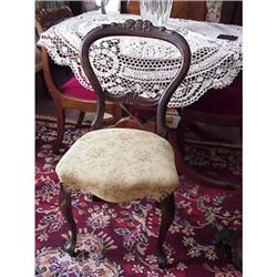  VICTORIAN Balloon Back CHAIR #851820