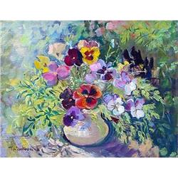 "Anyutas" oil in impressionism style #851835