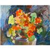 Image 1 : "Nasturtiums" oil in impressionism style #851837