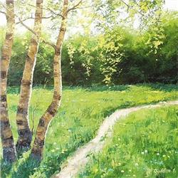 Oil "Sunny path" - Russian traditions school #851857