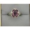 Image 1 : Antique  WhiteGold Filigree Ring  GARNET! #851900