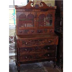 Mahogany American Secretary Desk Cabinet #851947
