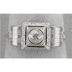 14K art deco diamond ring #851958