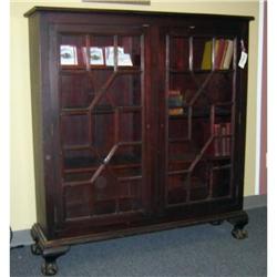 Chippendale Style glass front bookcase #851971