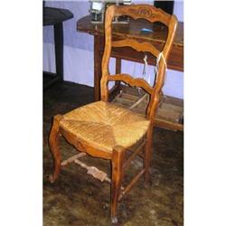 Pair of French Louis XV "Provencal" side chairs #851979