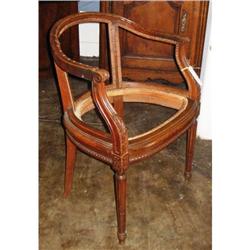 19th c. French Louis XVI st armchair #851987