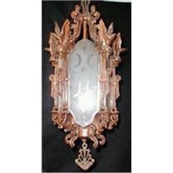 DECO Lantern Chandelier with Eagles ANTIQUE #851993