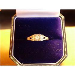 Very Pretty Lady's Diamond and Yellow Gold #852167
