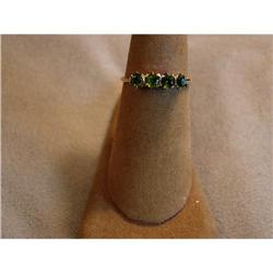 Lovely Antique Tourmaline and Yellow Gold Ring #852175