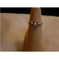 Dainty Victorian 18kt yellow gold and rose cut #852179