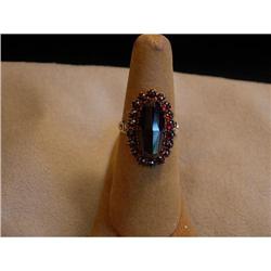 Fantastic C.1900 Yellow Gold and Garnet Ring #852180