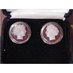 Tailored Hardstone Cameo Black Enamel Gold #852245