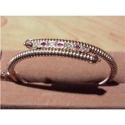 Circa 1900 Garnet and Pearl and Gold Bracelet #852248