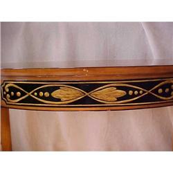 HEPPLEWHITE STYLE DEMI LUNE TABLE #852354