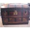 Image 1 : ANTIQUE DOME TOPPED STEAMER TRUNK #852355