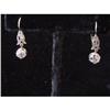 Image 1 : Diamond Earrings 14K Edwardian #865390