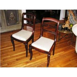 Pair of French Empire Period Chairs #865437