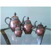 Image 1 : Antique Hammered Copper on Silver Tea Set #865461