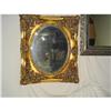 Image 1 : Rococo double carved frame beveled mirror #865528