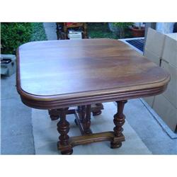 Henri II Style Walnut Dining Table #865529