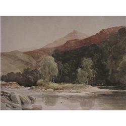 Landscape Watercolor by H. J. Boddington #865734