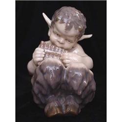 Royal Copenhagen Faun with Pan Flute #865741