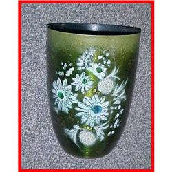 Signed Sascha Brastoff Copper Enamel Vase #865763