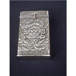 19th.-20th. century Nepali silver box  #865801