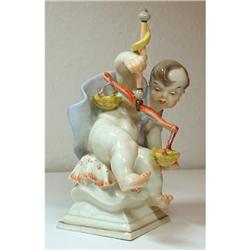 Porcelain Libra figurine #865870