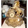 Image 1 : Horse sculpture with  Clock  #866060
