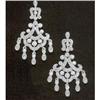 Image 1 : 2.27 carats DIAMOND CHANDELIER EARRINGS real #866083