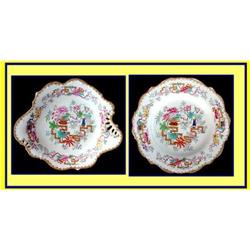10 STAFFORDSHIRE PLATES C1850 CHINESE ENAMEL #866164