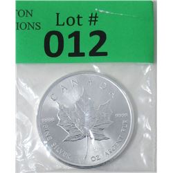 1 Oz .9999 Fine Silver 2019 Canada Maple Leaf Coin