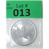 Image 1 : 1 Oz .9999 Fine Silver 2020 Canada Maple Leaf Coin