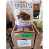Image 1 : 3 Cases of 6 Bags of Organic Milk Chocolate Snaps