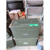 Image 1 : 2 Military Surplus Ammo Cases - 6" x 7" x 12"