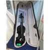 Image 1 : New Black 4/4 Violin with Bow, Case and Rosin