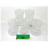 Image 1 : 5 Edinburgh Crystal "Thistle" 4" Cocktail Glasses