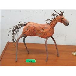 1998 Signed Paul Burke Horse Sculpture