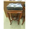 Image 2 : 3 Mahogany Stools with Cushion Tops