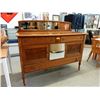 Image 1 : Vintage Oak Sideboard on Casters