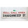 Image 1 : Vintage Shaughnessy St. Roll Call Area Sign