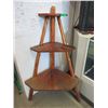 Image 1 : Hand Crafted Wood Corner Shelf