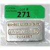 Image 1 : 10 Oz. Engelhard .999 Silver Loaf Bar