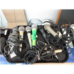 6 Assorted Microphones