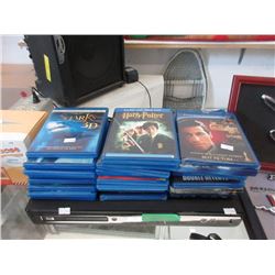 HP Blu-ray Disc Player & 25 Movies