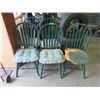 Image 1 : 5 Pine Kitchen Chairs