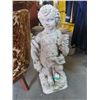 Image 1 : Concrete Garden Cherub - 30" tall x 14" wide