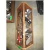 Image 1 : Wood Tool Box & Contents