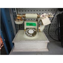 Vintage White Princess Phone